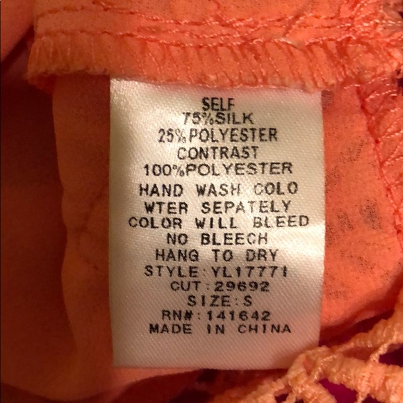 Peach Crop Top - Picture 3 of 3